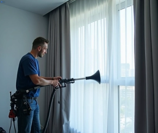 Professional commercial curtain cleaning process equipment Matty Curtain Cleaning mill-park-vic